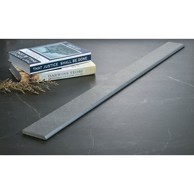 Burton Stone 35.25 in. L x 3 in. W Porcelain Bullnose