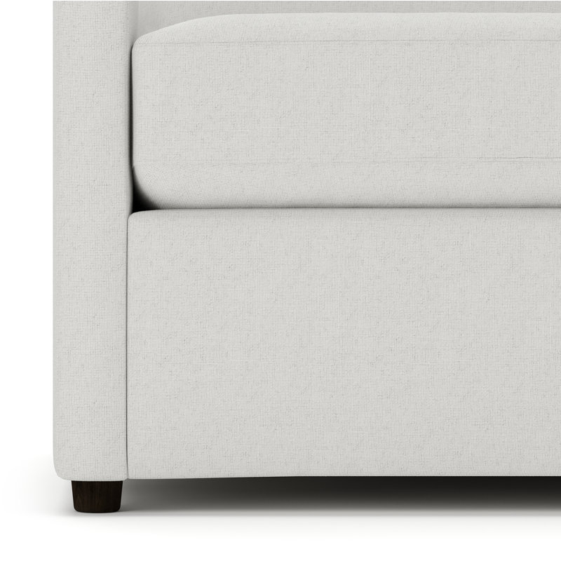 Canapé modulaire large de 150 po Damari, Face à la gauche, Natté Macarena beige