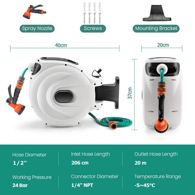 Metal Wall Hose Reel