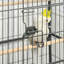 Hollingsworth 132cm Steel Flat Top Floor Bird Cage with Wheels