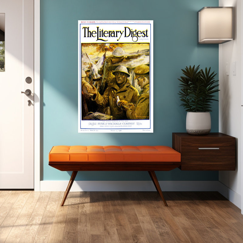 1910, mars 1910, couverture, Literary Digest, H 48 po x l 32 po