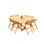 Surfliner Outdoor 9 - Piece Teak Dining Set