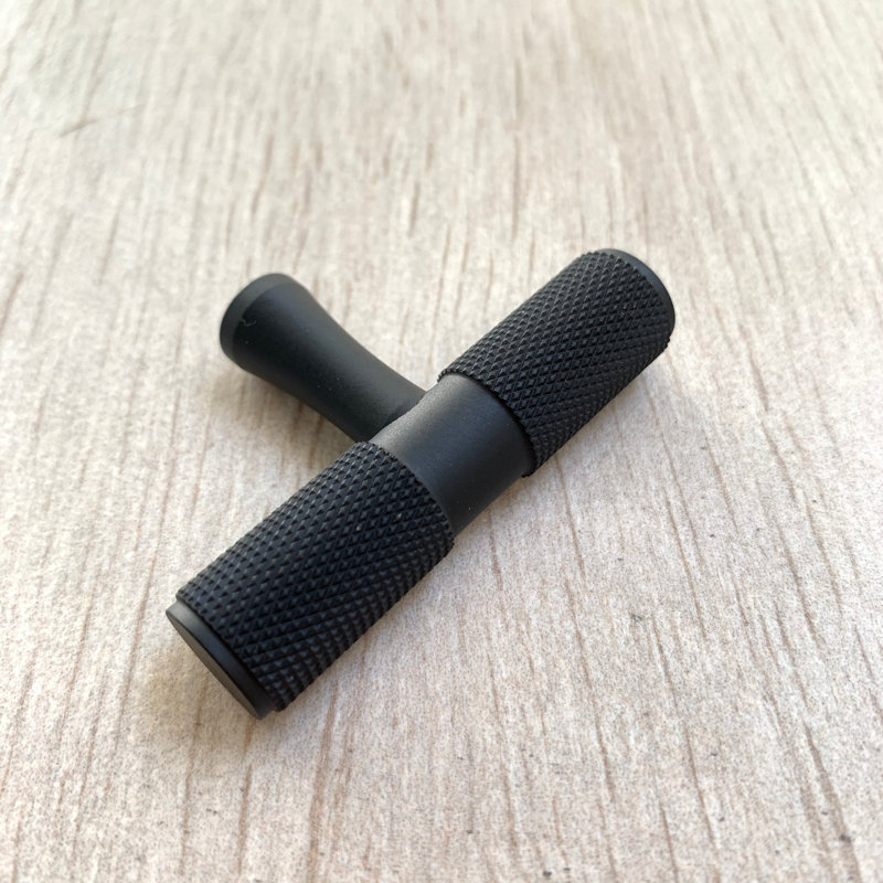Texture 2" Length Bar Knob, Matte Black