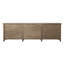 110 Inches Long Nico Sideboard with Six Doors Weathered Natural