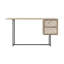 Bureau 2 tiroirs en bois d'acacia naturel