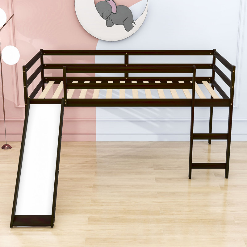 Kisner Kids Twin Loft Bed, Espresso