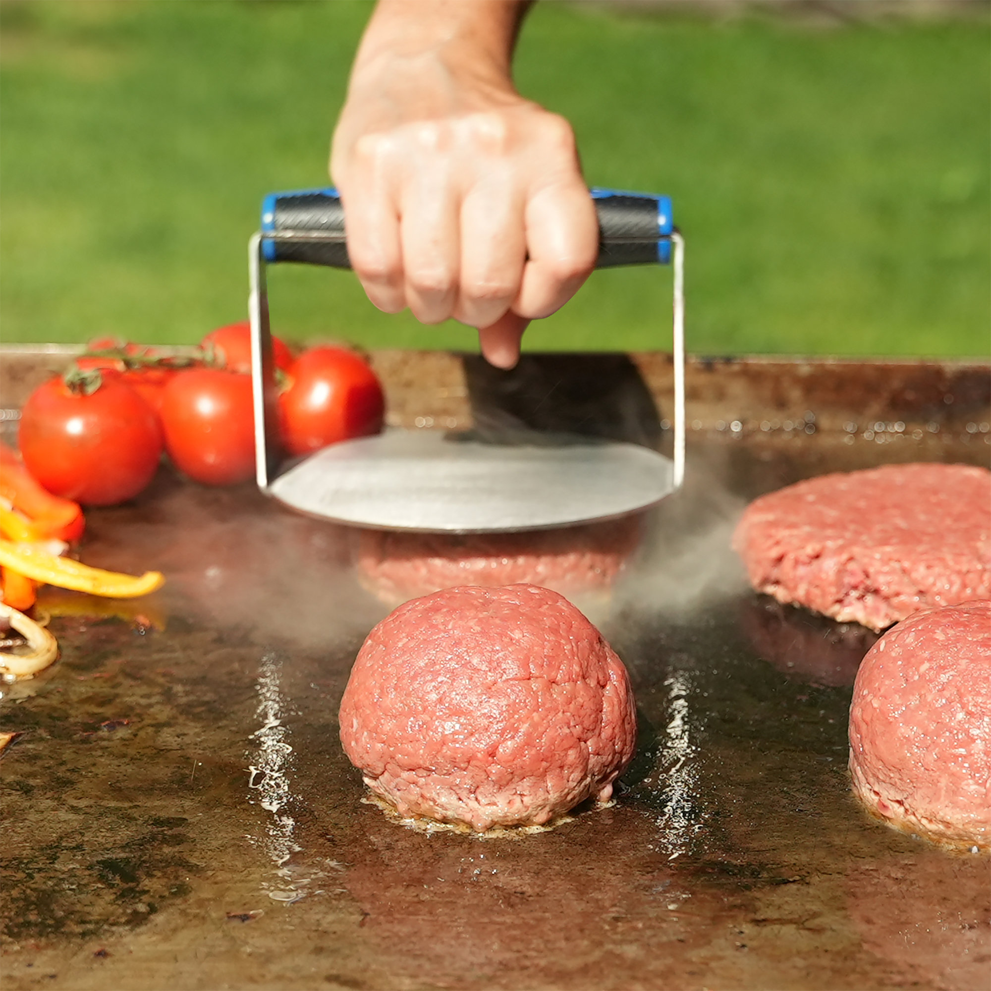 Smash Burger Press For Griddle, Hamburger Press Patty Maker, Stainless  Steel Meat Flattener Tool, Burger Smasher For Cooking