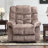 Kingstin 36.9" Wide Modern and Soft Overstuffed Manual Recliner-1274806619