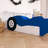 Wood Frame Full Size Race Car-Shaped Platform Bed With Wheels-662726289-662726299