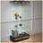 Modern Glass Display Cabinet with Large Drawers and LED lights for Living Room and Bedroom-1261674668