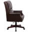 Fauteuil de bureau pivotant à dossier haut avec accoudoirs LeatherSoft-30774863