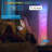 Modern Floor Lamp, RGB Colour Changing Led Smart Lamp Alexa APP Control With DIY Mode, Music Sync And White Fabric Shade, Standing Lamp For Living/Game Room Bedroom