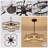 4-Light Adjustable Length Drum Chandelier-245865657
