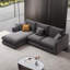 Canapé modulaire rembourré en L 110 po avec pieds réglables pour le salon et le bureau Sofinity-716039193