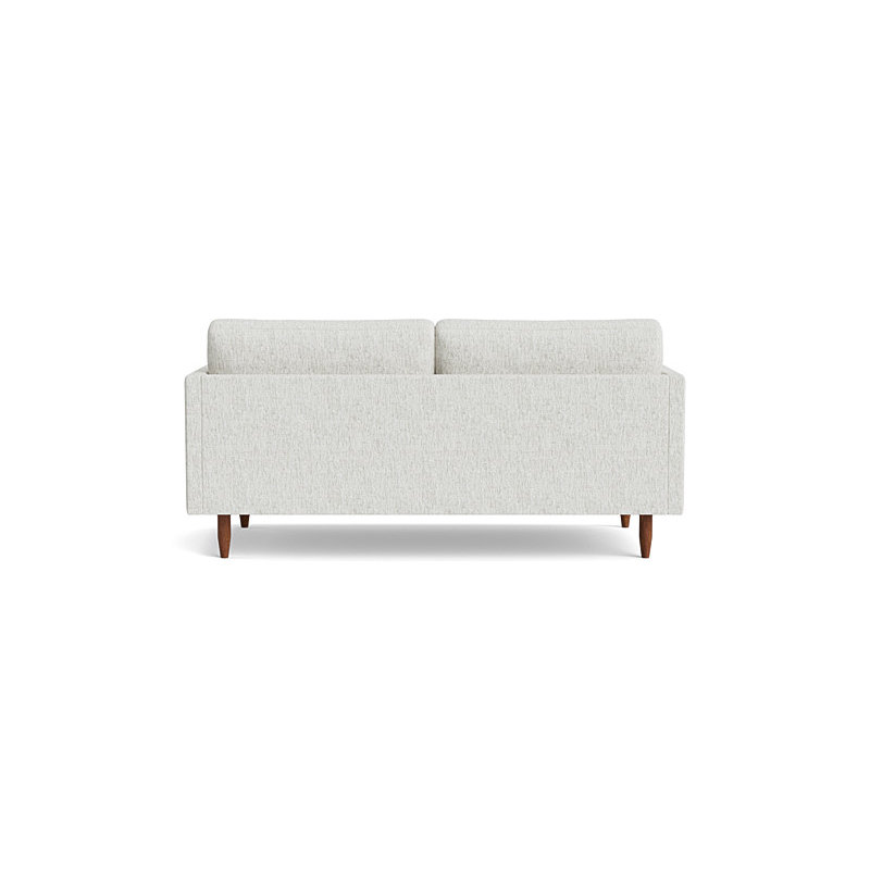 Skinny Fat Loveseat (70"), Performance Weave - Snow