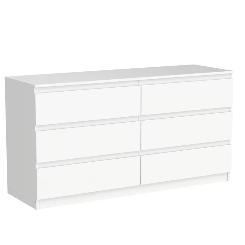 SHDC 6 Drawer 55.1"W Double Dresser