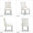 19" Tufted Velvet Upholstered Wingback Dining Chair (Set Of 6)-115748451-115748453-115748448