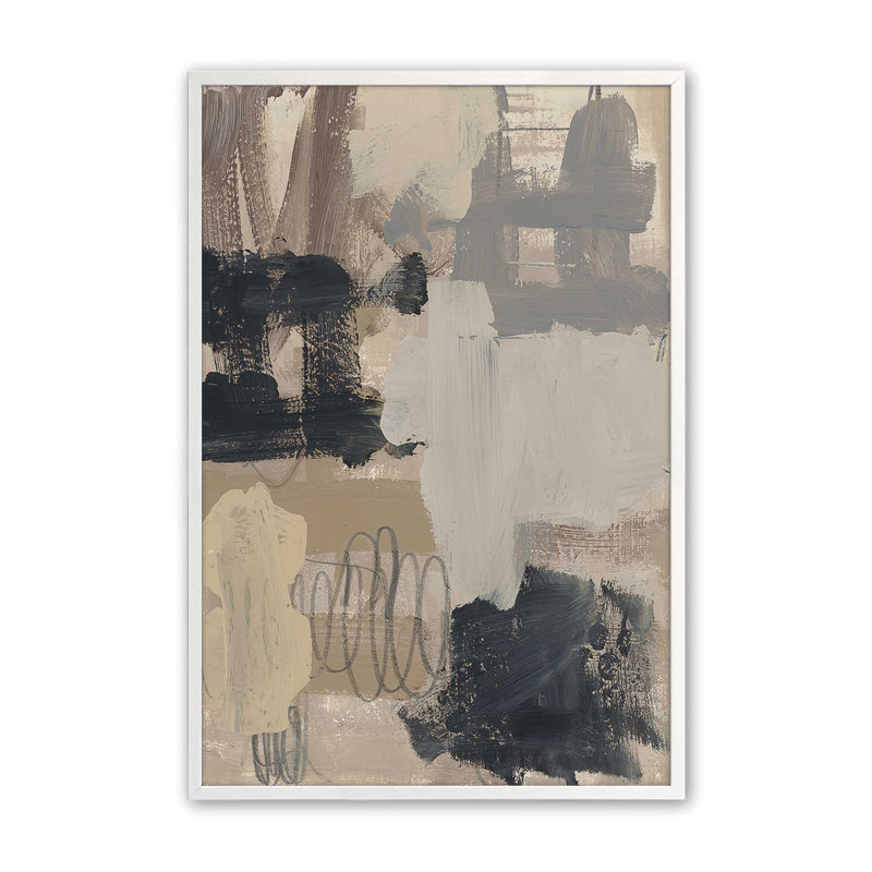 Terre et ombre I, impression, Blanc opaque, H 21 po x l 17 po
