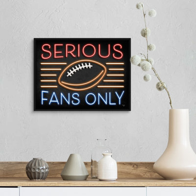 " Neon Football Fans " by Mollie B.