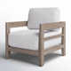 Michal Teak Patio Chair with Sunbrella Cushions