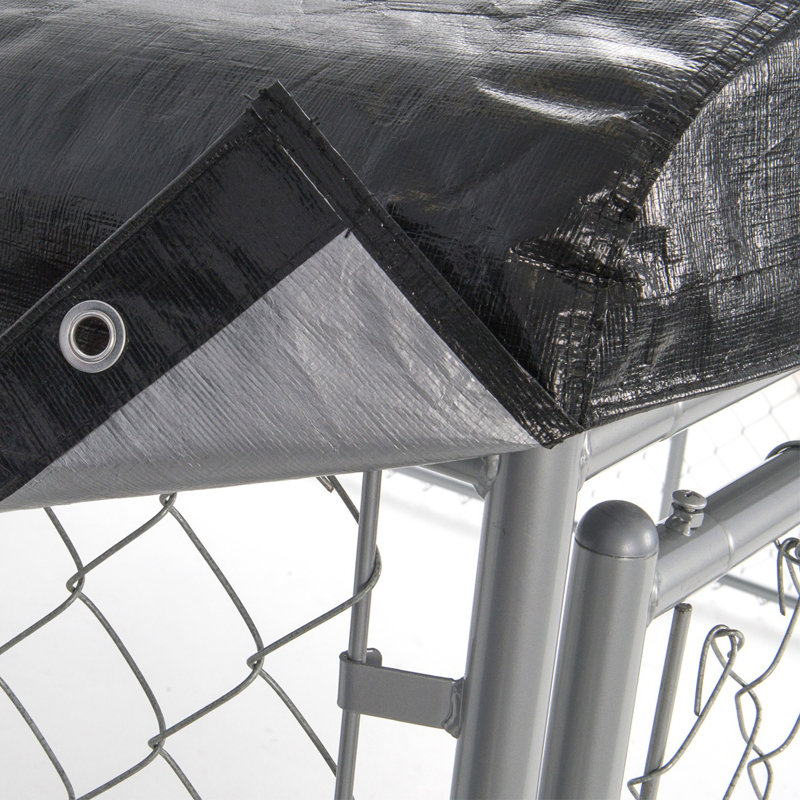 Plastic Pet Crate Cover, 24" H x 120" W x 60" D