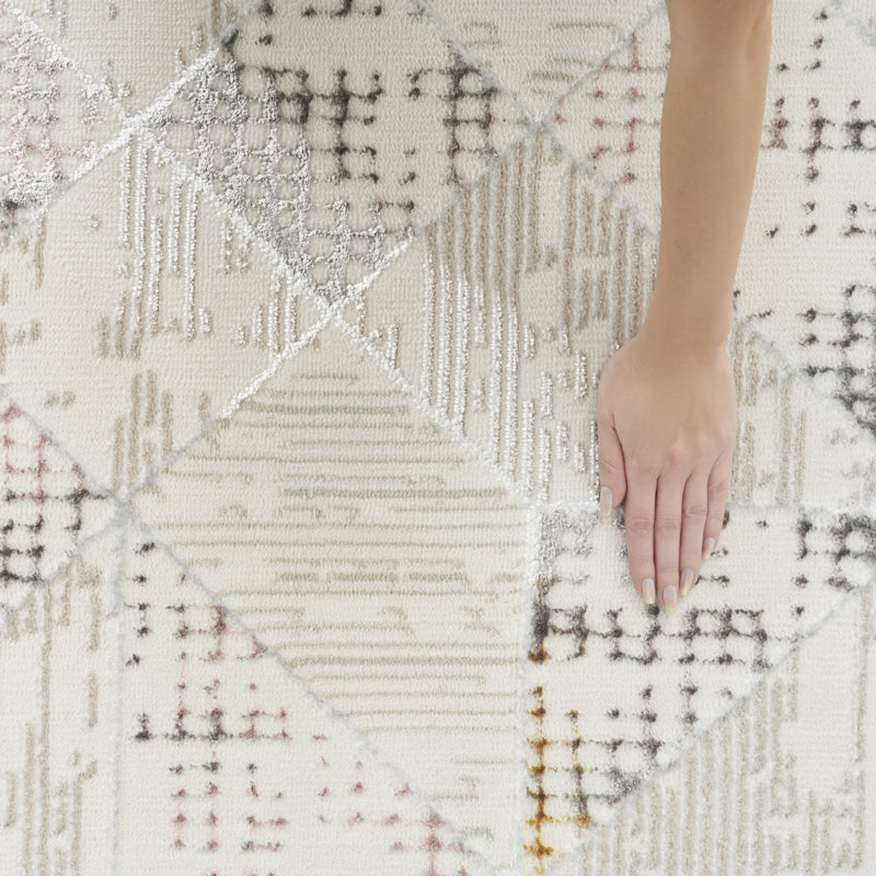 Swader Geometric Area Rug, Rectangle 160 x 221cm