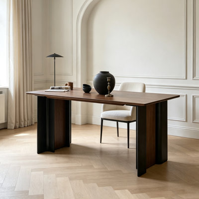 Retro High-end Design Solid Wood Desk
