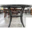 Ensemble de salle à manger moderne et classique en bois naturel Table de salle à manger ronde 4X Chaises d'appoint en tissu gris anthracite