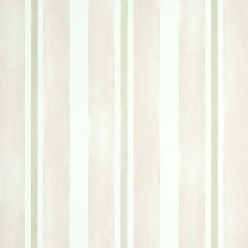 Papier peint à rayures aquarelle, Rosé