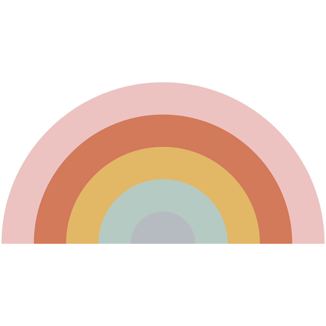 Rainbow Triangle Geometric Floor Mat