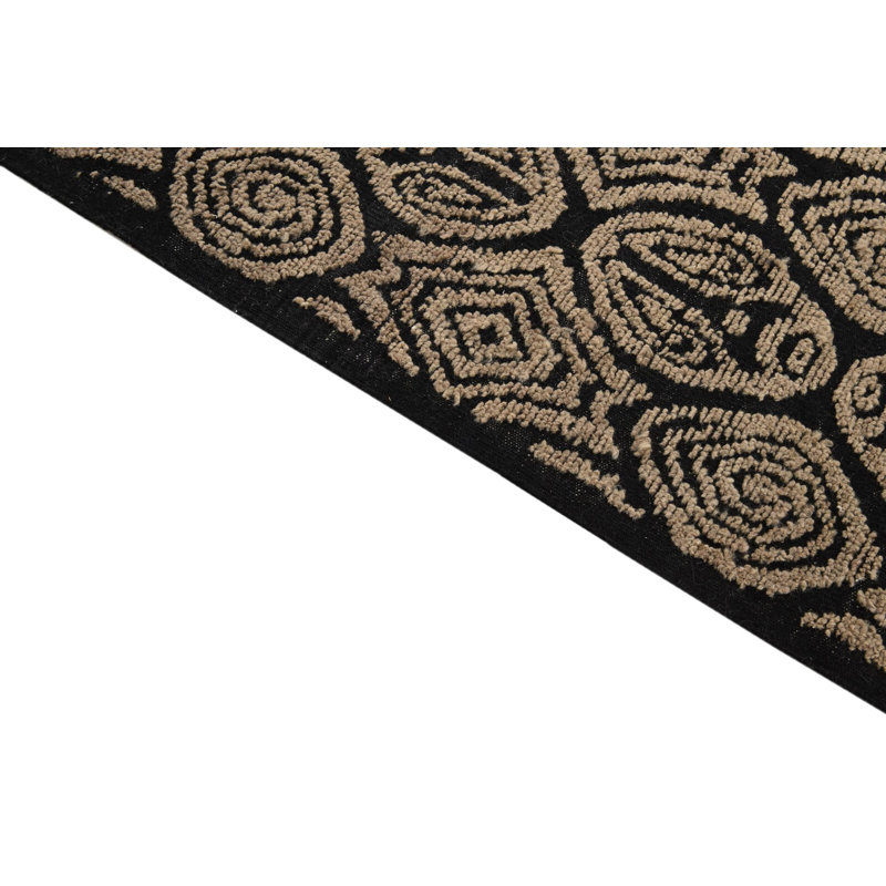 Philip Black Tan Rug