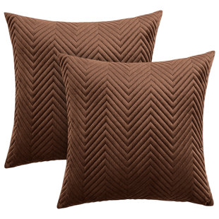 Aspire Homeware Embossed Square Velvet Cushion Cover