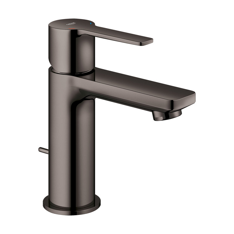 Lineare™ 7.38" Single Hole Bathroom Faucet, Hard Graphite