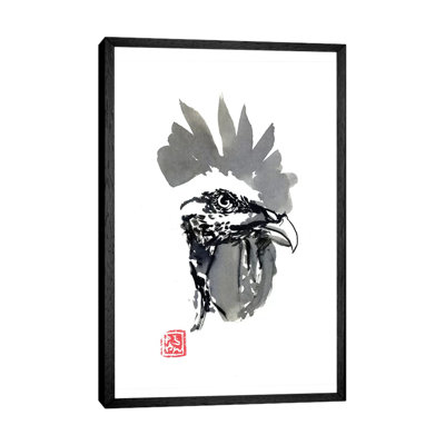 Coq Head by Péchane - Print on Canvas