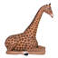 Statue de jardin giraffe assis dakarai