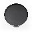 Modern and Elegant Citlalli Black Cone Base Round 15.74" Steel Tray Top Metal Pedestal End Table
