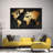 " Gold Map Canvas Print " Print-92520139