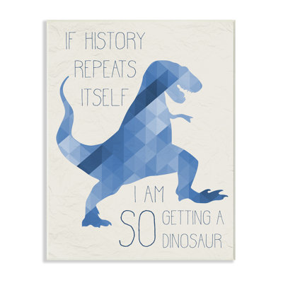 «I Am So Get a Dinosaur», géométrique