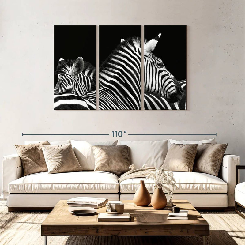 Zebra Stripes Pattern V, 48" H x 74" W