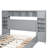Graceful Gray Queen Bed With Combined Cabinet, Shelf And Socket Components Elegant All-Inclusive Facilities -