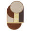 Bijoux Precieux Hand Tufted Area Rug in Brown-1787519894