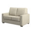 Beaulah Modern Fabric Upholstered Square Arm Loveseat-1814507480