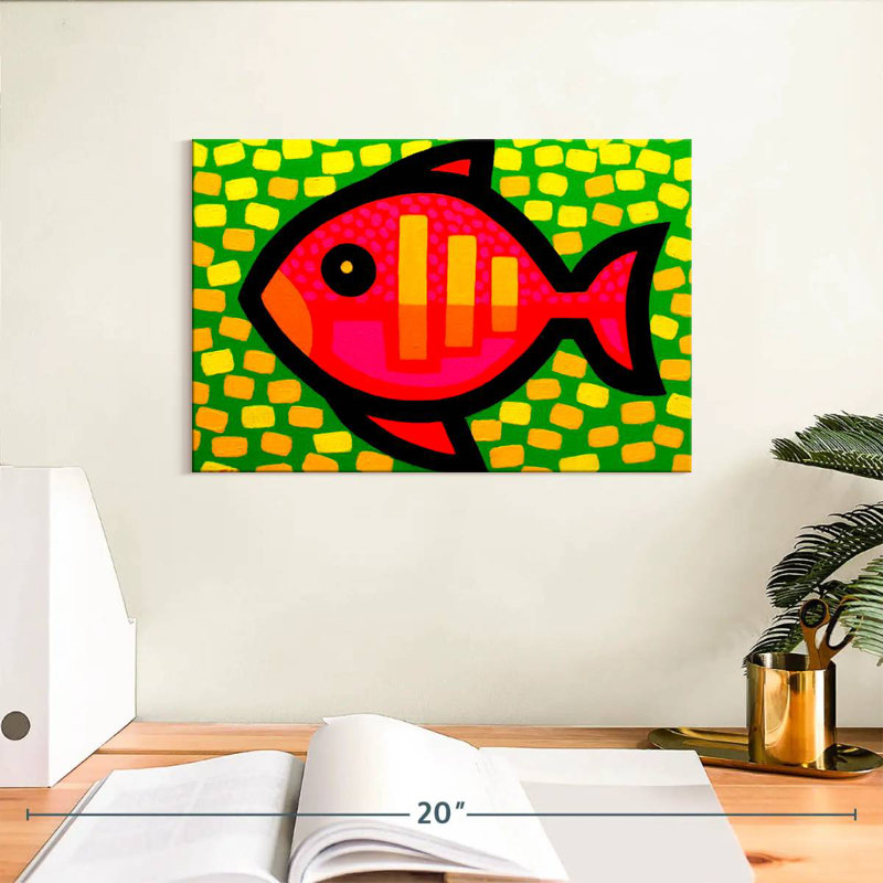 Big Fish, 8" H x 12" W