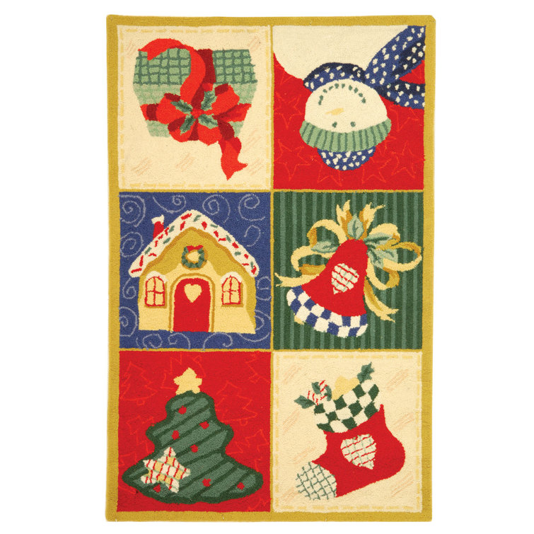 Paget Hand Hooked Wool Floral Rug