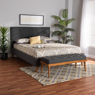 Jokubas 2 Piece Upholstered Bedroom Set