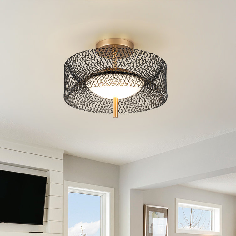 Jaxxton LED Semi Flush Mount