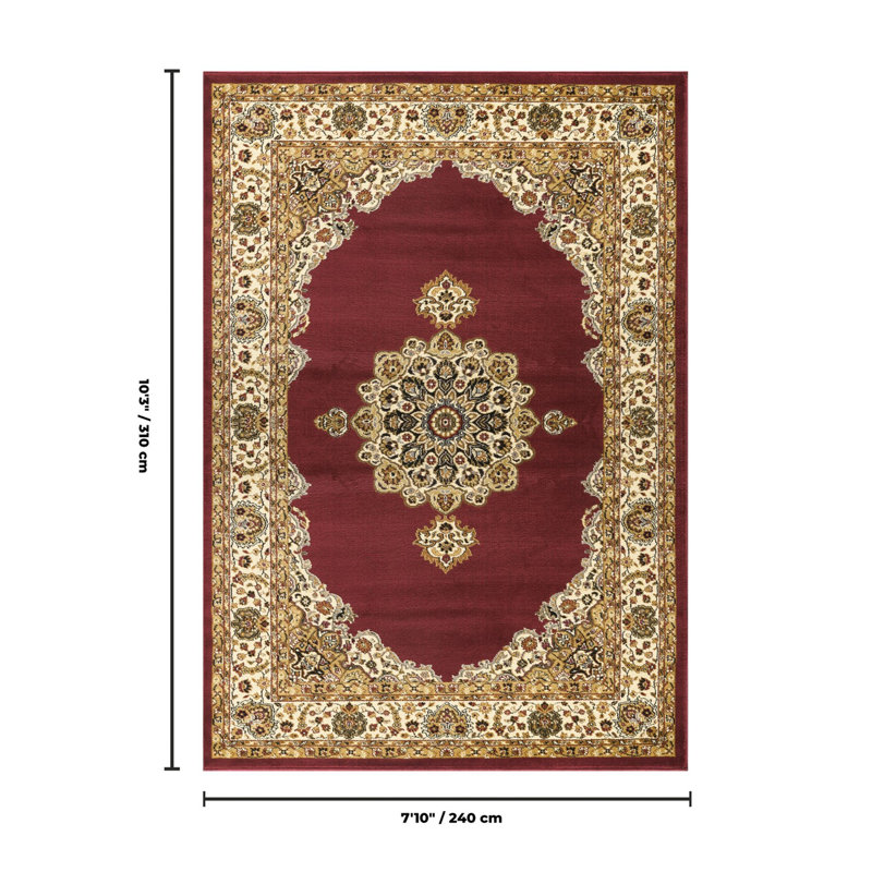 Tapis rouge 7 pi 10 po x 10 pi 3 po Rouge, 7 pi 10 po x 10 pi 3 po