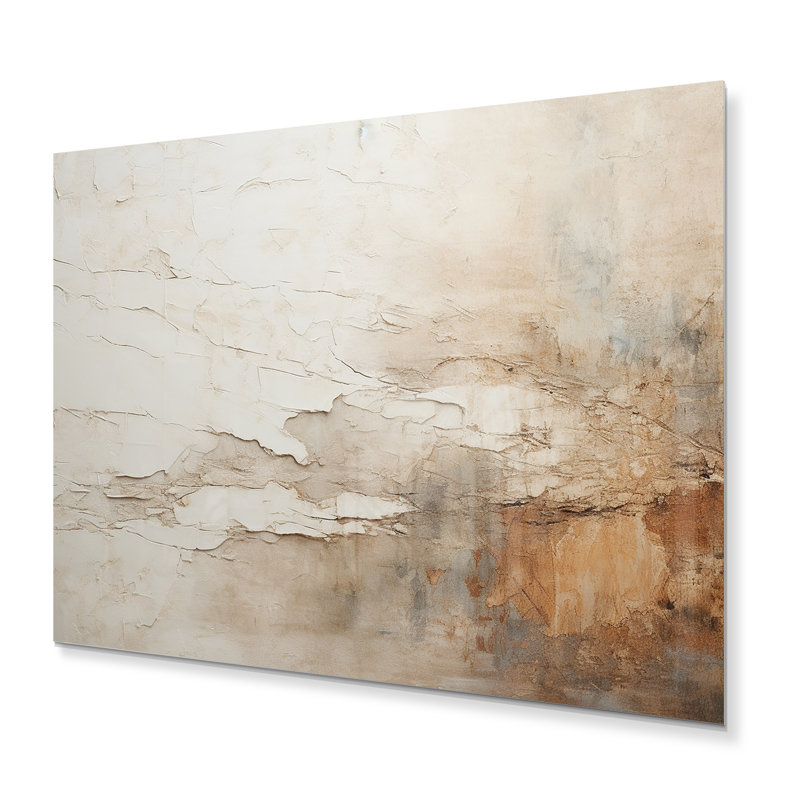 - Salon d'art mural abstrait en métal, H 16 po x l 32 po x P 1 po