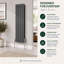 Peter Vertical Flat Double Panel Radiator-36813588-62373904