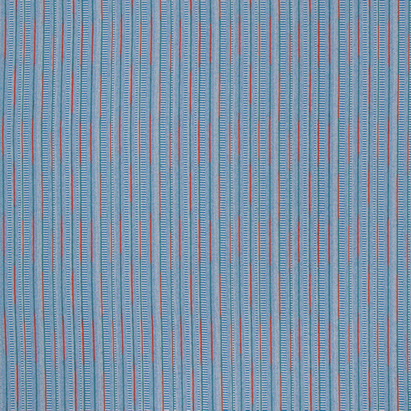 Tissu à lignes pointillées, Azure